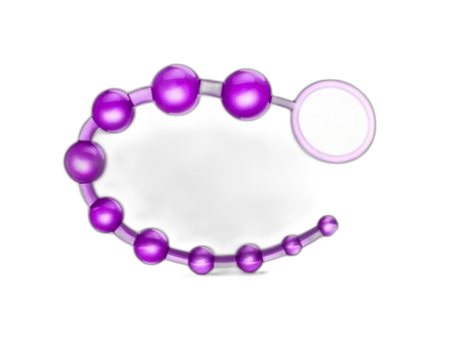 Varita Anal Inexpulsabe de Silicona YS-BE014 Violeta