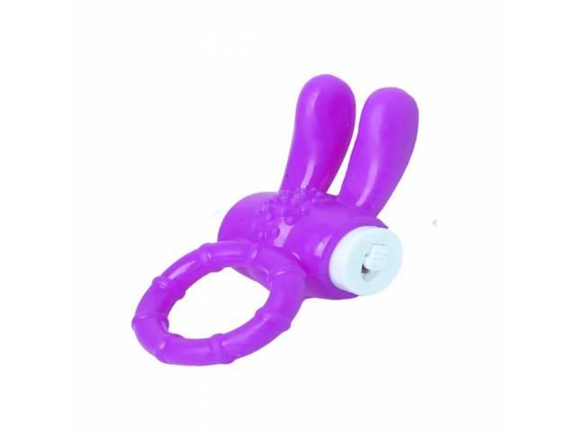 Anillo Vibrador Conejo Estimulador Clítoris YS-BE037 Violeta