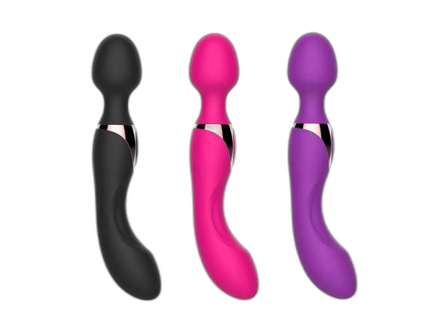 Doble Vibrador para Masajes Estimulador Punto G YS-BE113 Negro