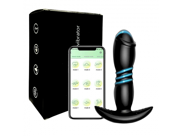 Estimulacion Anal Punto Prostatico Vibrador App A Distancia YS-BE102