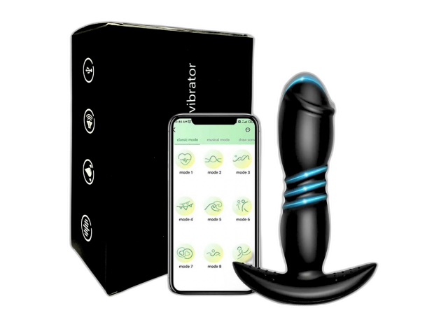 Estimulacion Anal Punto Prostatico Vibrador App A Distancia YS-BE102