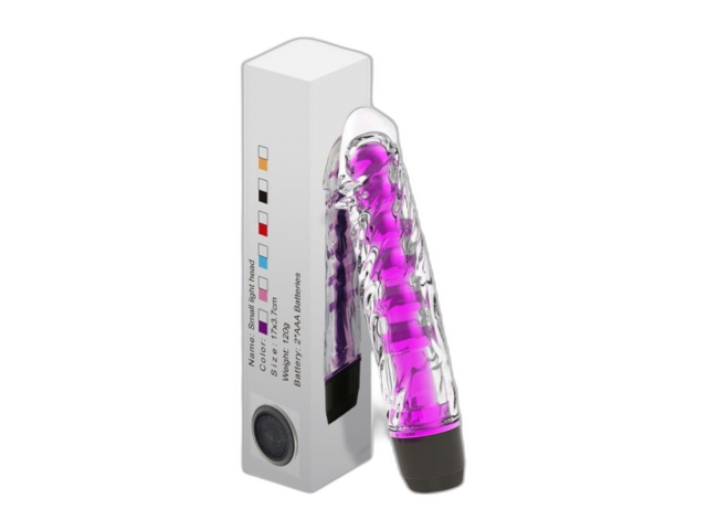 Bala Vibradora Larga con Funda Estimulante YS-BE007 Violeta