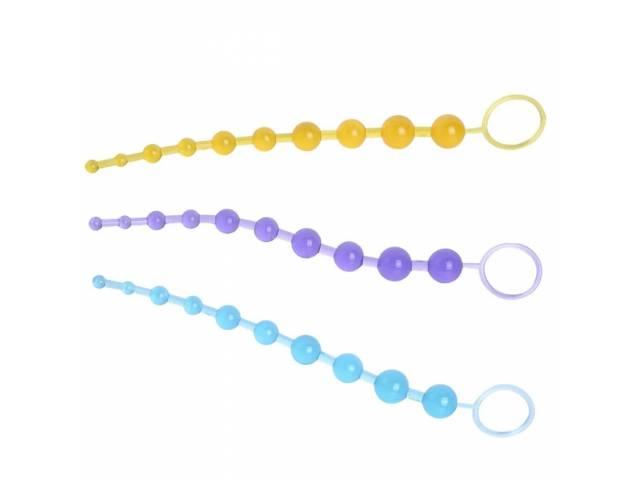 Varita Anal Inexpulsabe de Silicona YS-BE014 Amarillo
