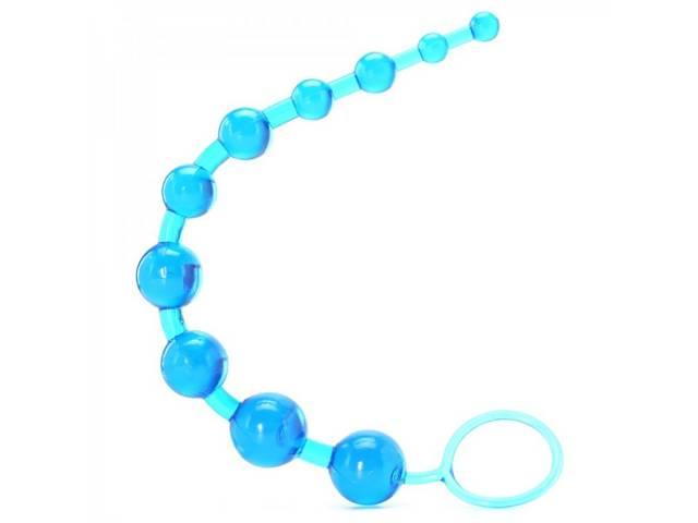 Varita Anal Inexpulsabe de Silicona YS-BE014 Azul
