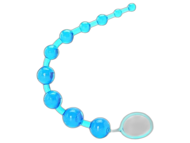 Varita Anal Inexpulsabe de Silicona YS-BE014 Azul