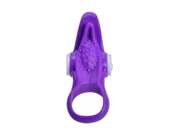 Anillo Vibrador Lengua Estimulador YS-BE038 Violeta