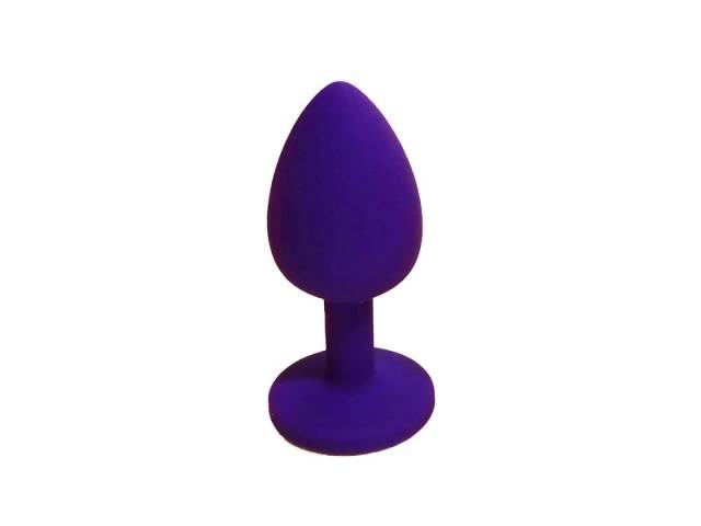 Plug Anal Chico Joya Silicona Violeta YS-BE220-2