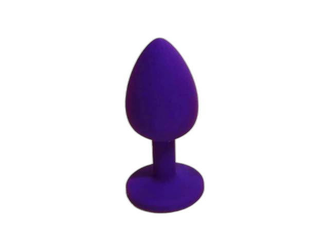 Plug Anal Chico Joya Silicona Violeta YS-BE220-2