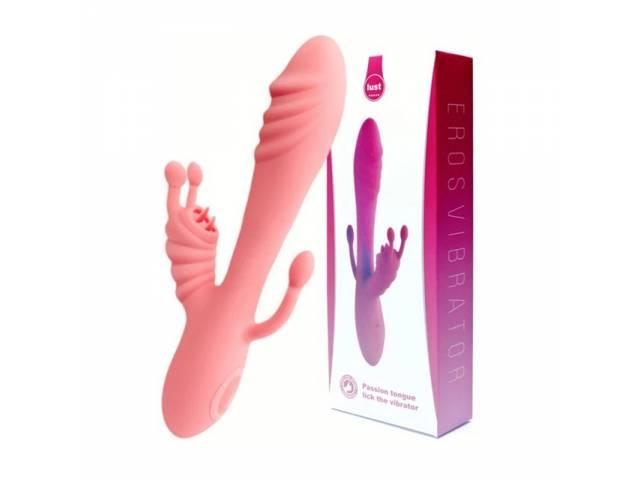Vibrador Punto G Estimulador de Clítoris EROS Rojo YS-BE029