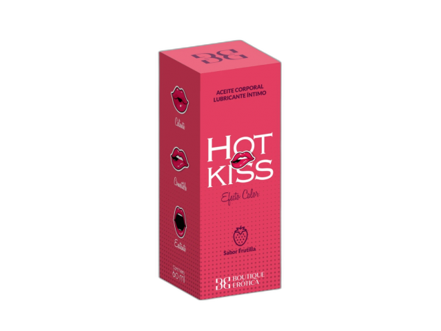 Aceite Lubricante Hot Kiss Frutilla 60 ml