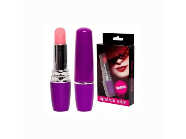 Discreto Vibrador Labial Para Estimular Clitoris Lipsctick YS-BE021 Violeta