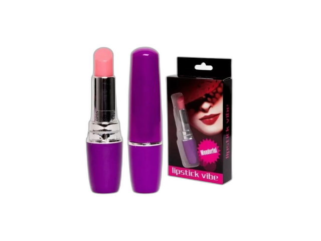 Discreto Vibrador Labial Para Estimular Clitoris Lipsctick YS-BE021 Violeta
