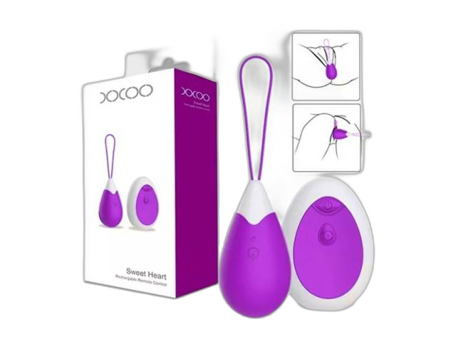 Bala Vibradora Inalámbrico con Control Sweet Heart YS-BE229-2 Violeta